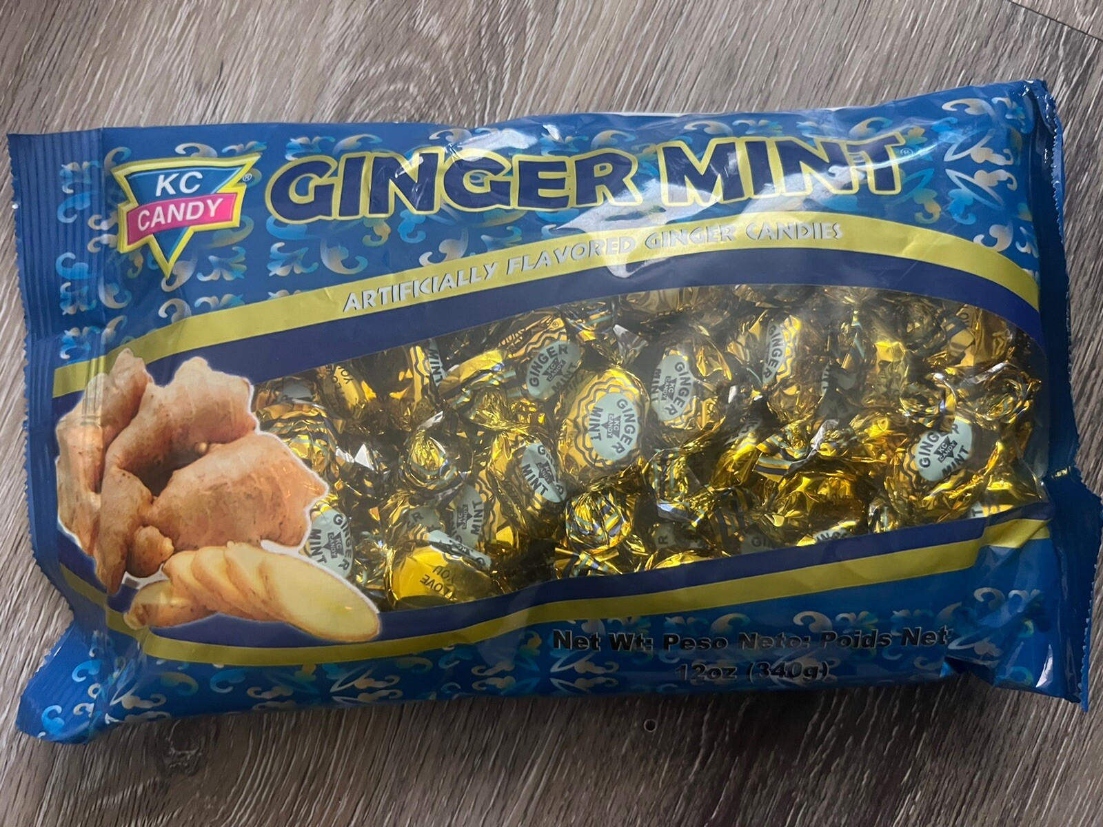 KC Ginger Mints - Two 12oz Bags (1.5lbs)- Almost 150 Candies gallery