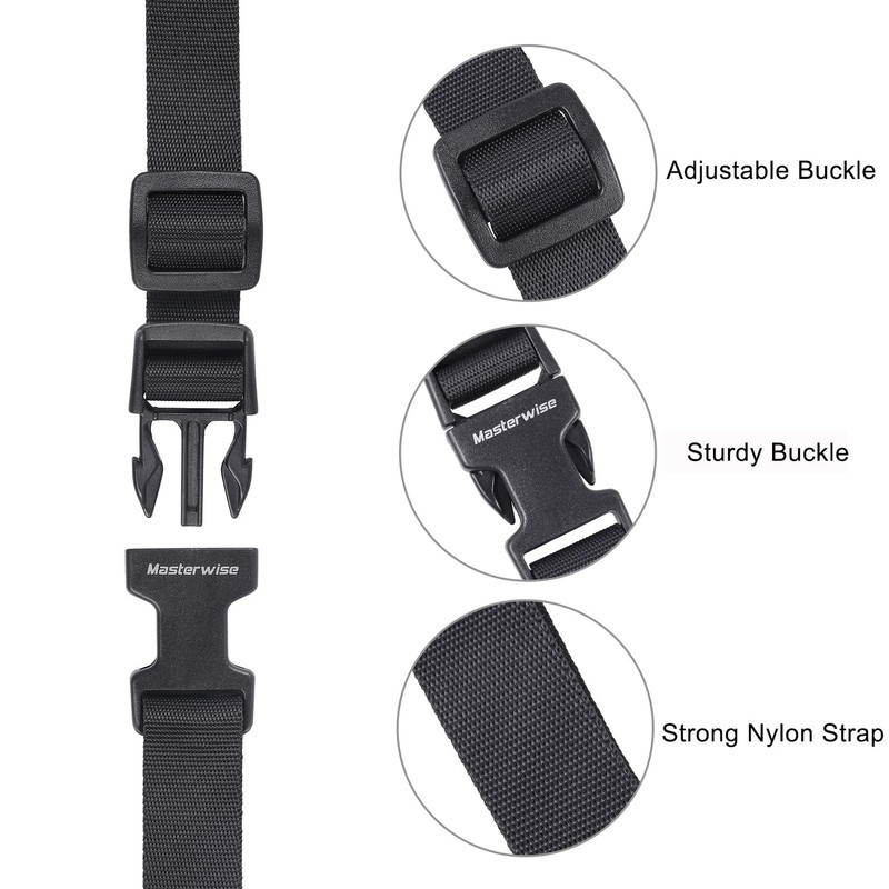 Buckle Straps with Clips, Adjustable Nylon Straps with Buckle, Packing Straps gallery