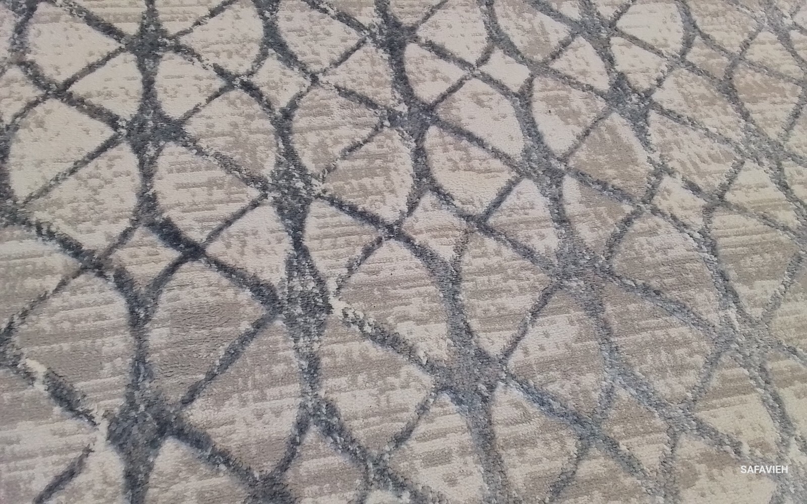 GREY / BLUE 9' X 9' Round Back Stain Rug, Reduced Price 1172759696 ALA792F-9R gallery