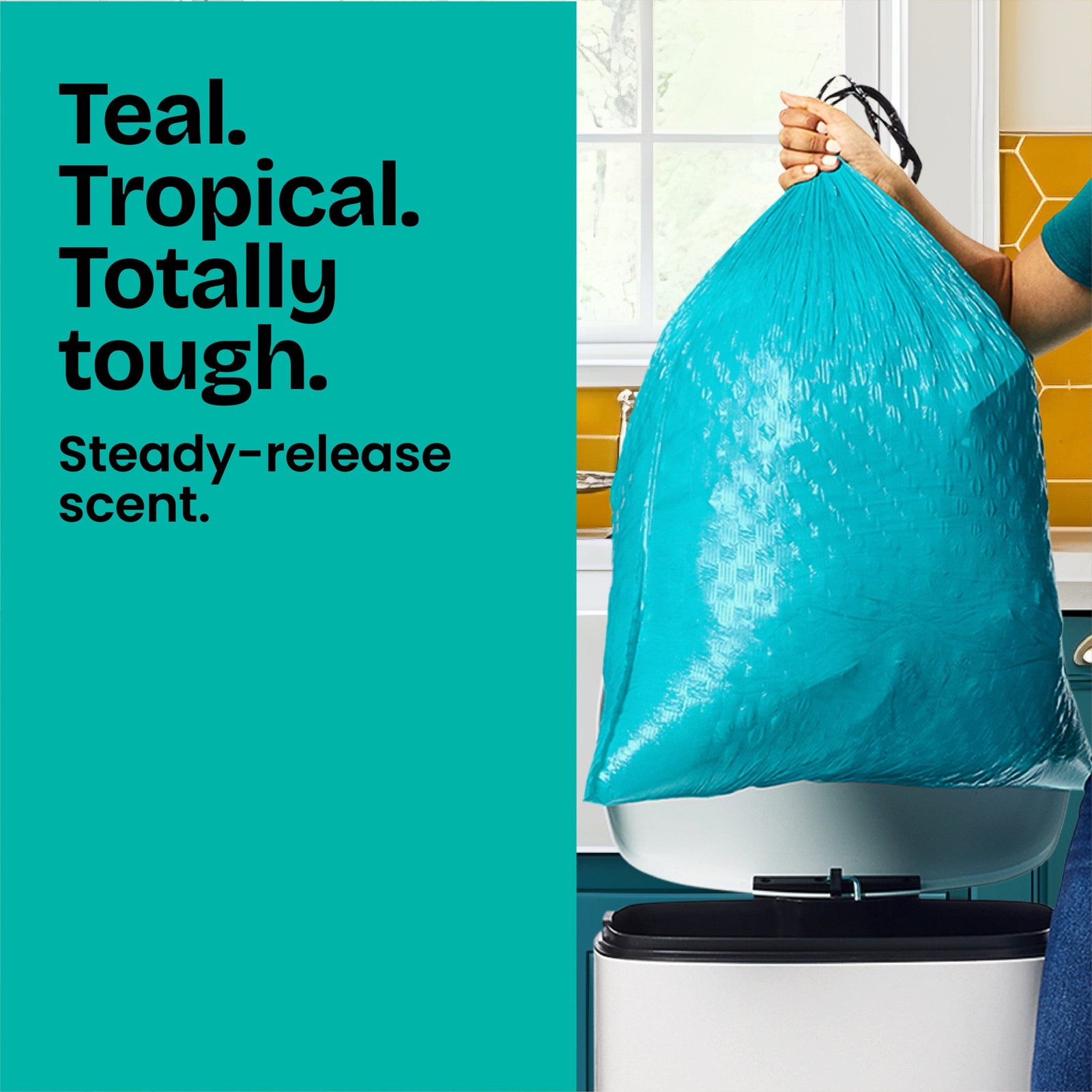 ForceFlex MaxStrength Scented Tall Kitchen Trash Bags 13 Gallon Bahama Bliss gallery