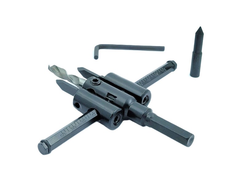 Adjustable Hole Saw Circle Cutter for Wood Hole Cutter Drill Bit Tool gallery
