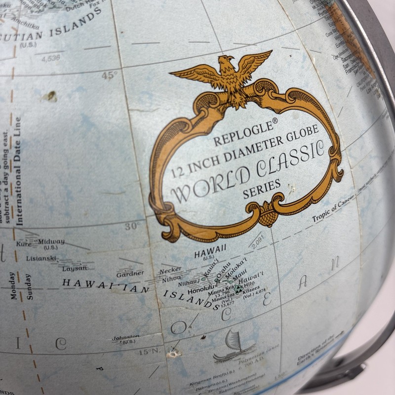 Replogle Globe Tabletop World Classic Series 12 Inch Office Classroom Geography gallery