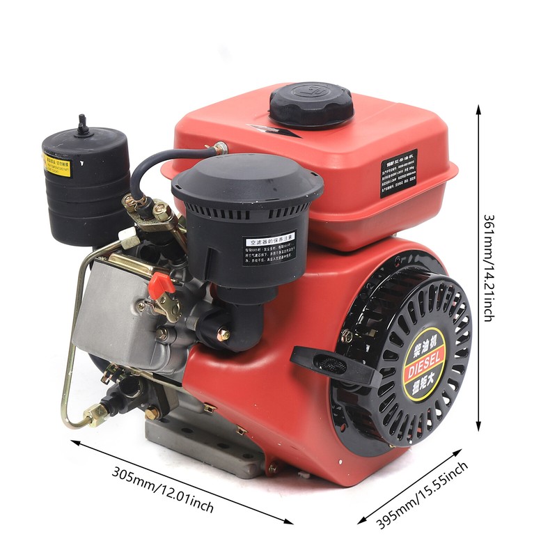 196cc Diesel-Powered Engine SingleCylinder Air Cool For Small Agricultural Motor gallery