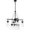 Craftmade 52128-ESP Crosspoint 8 Light 30.25 inch Espresso Outdoor Chandelier gallery