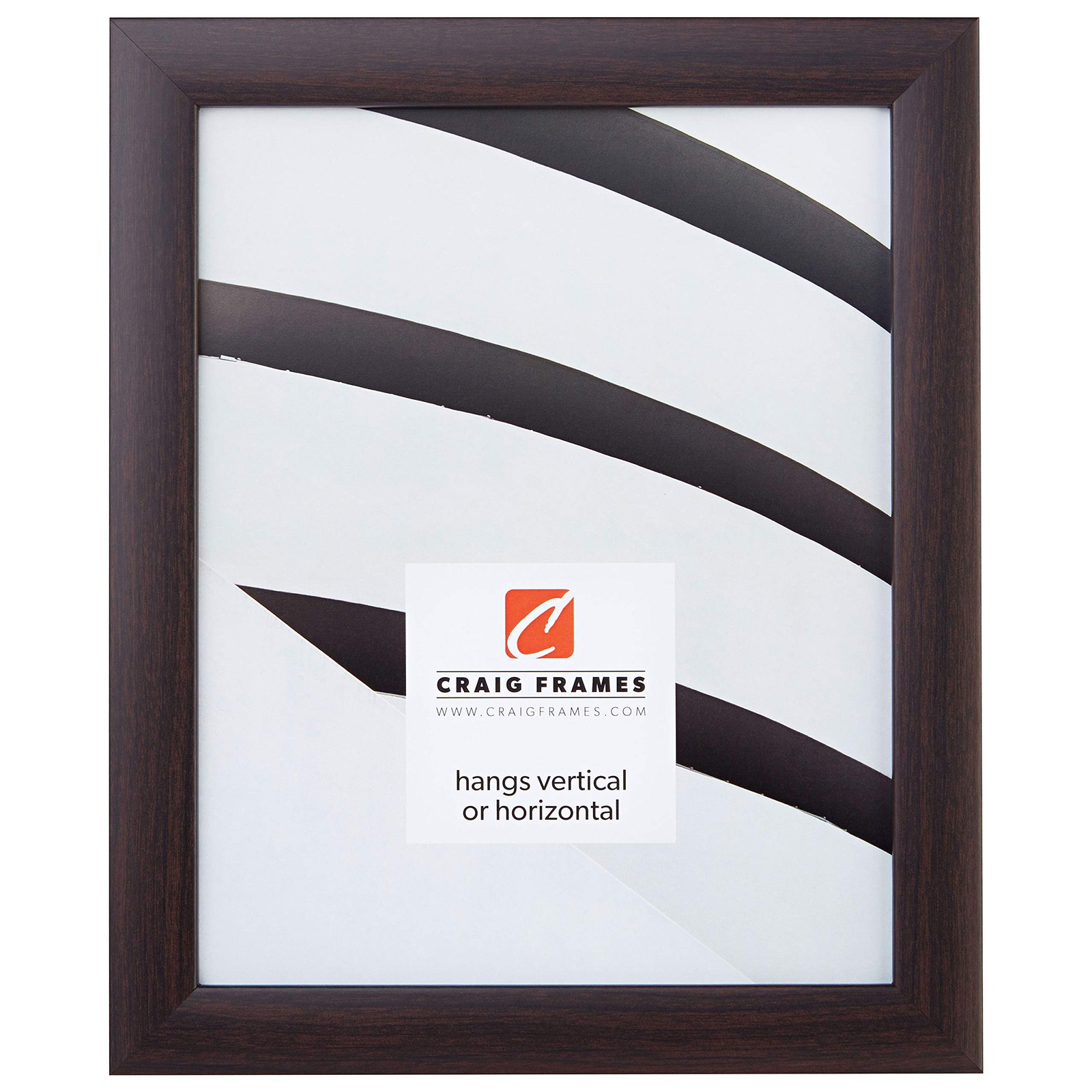 Contemporary Picture Frame, 20 x 24 Inch, Brazilian Walnut Brown gallery