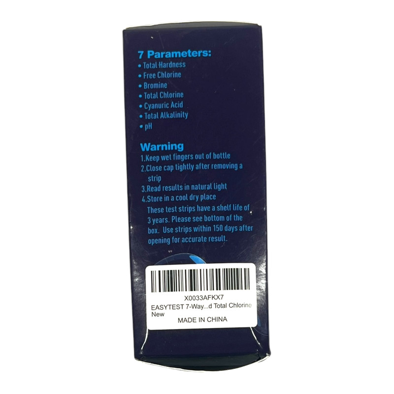 Easytest Pool & Spa Test Strips - 7 in 1 Chemical Testing 150 strips - EX 02/27 gallery