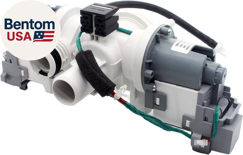DC97-15974C Double Washer Drain Pump Motor Replacement for Samsung Washer Models gallery