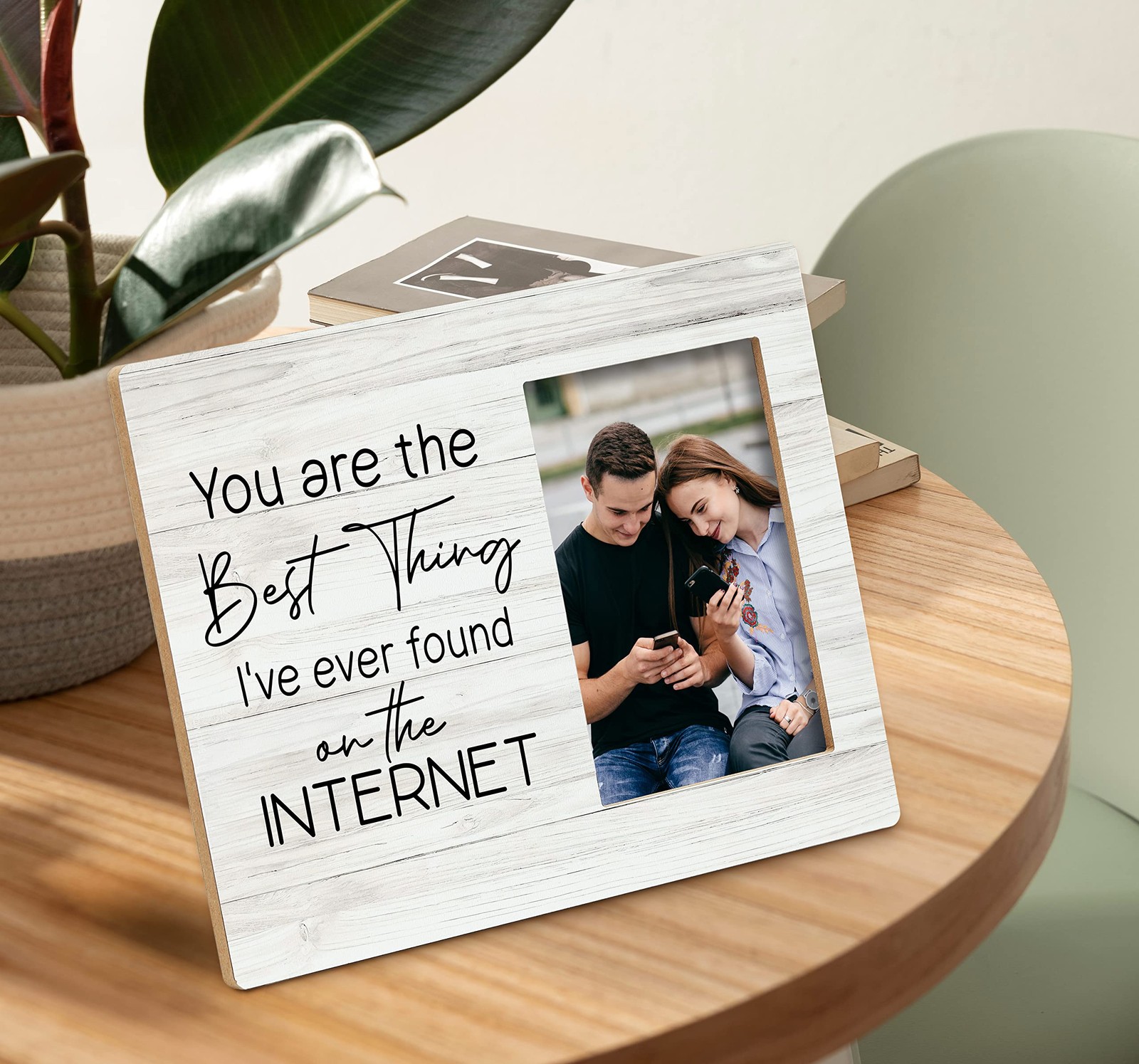 You Are The Best Thing I've Ever Found on The Internet Picture Frame,Romantic... gallery
