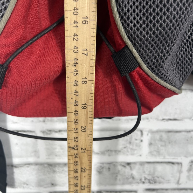 Osprey Daylight Backwoods Hiking Backpack Red/Gray Hydration No Bladder 4