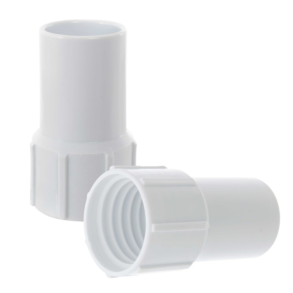 1-1/2" Pool Hose Replacement Cuff, 2 Pack, Spiral-Wound Vacuum Hoses Repair Ends