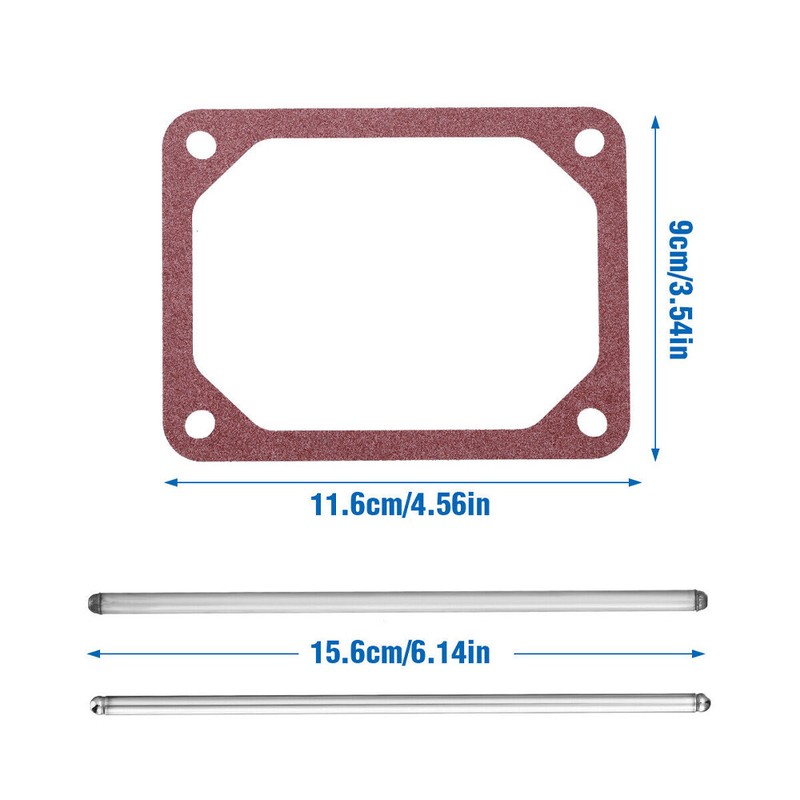 4 Sets 690981 690971 Push Rods Sets & Valve Cover Gasket For Briggs Stratton US gallery