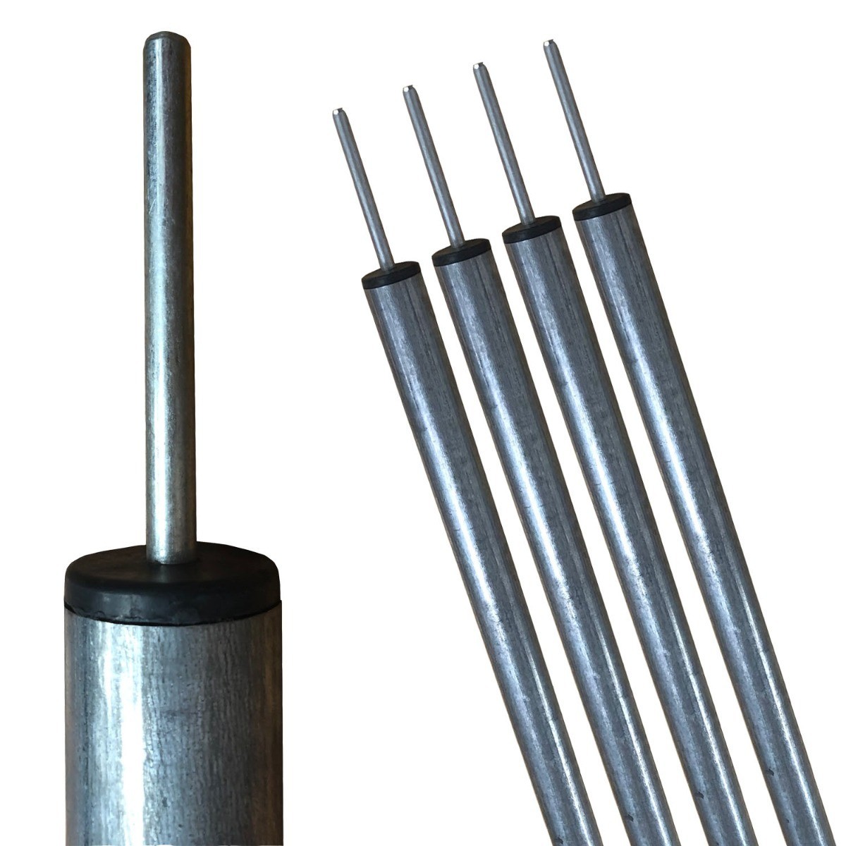 Heavy Duty Weekender Pole Tent Set 15x15 Galvanized Steel Side and Center Poles gallery
