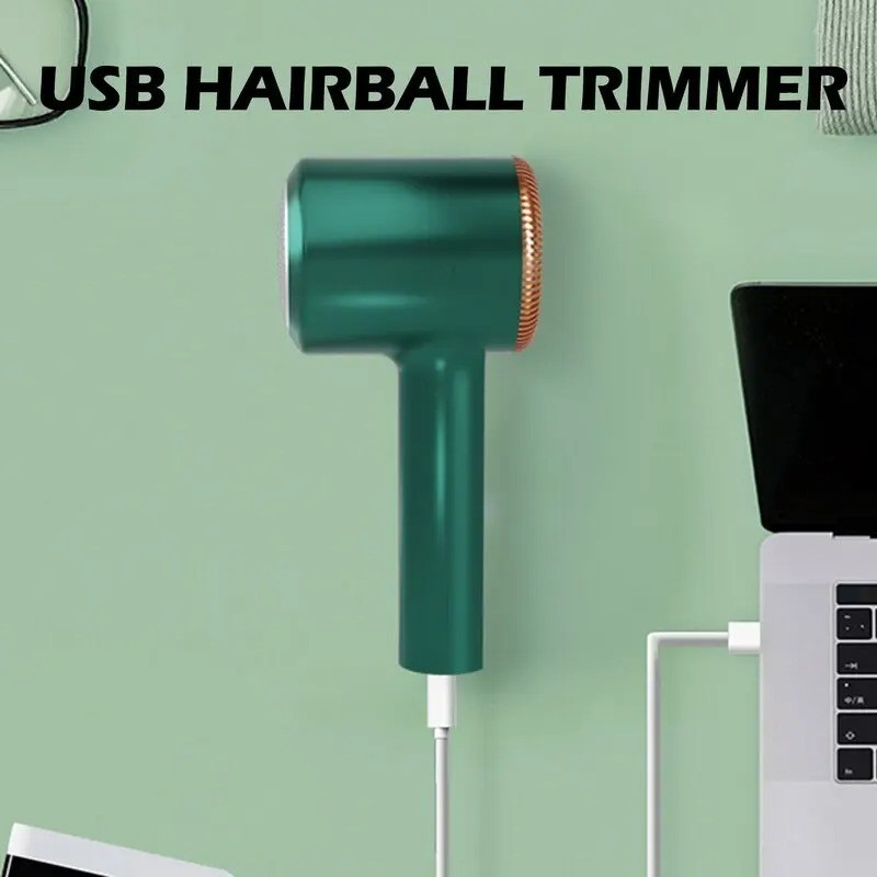 1200mAh Rechargeable Fabric Shaver Electric Lint Remover Portable Sweater green gallery