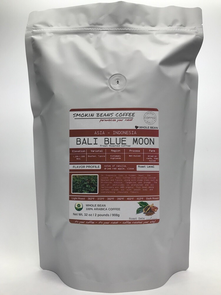 8oz/5lb - Bali Blue Moon – Indonesia – Premium Fresh Roasted To Order Coffee gallery