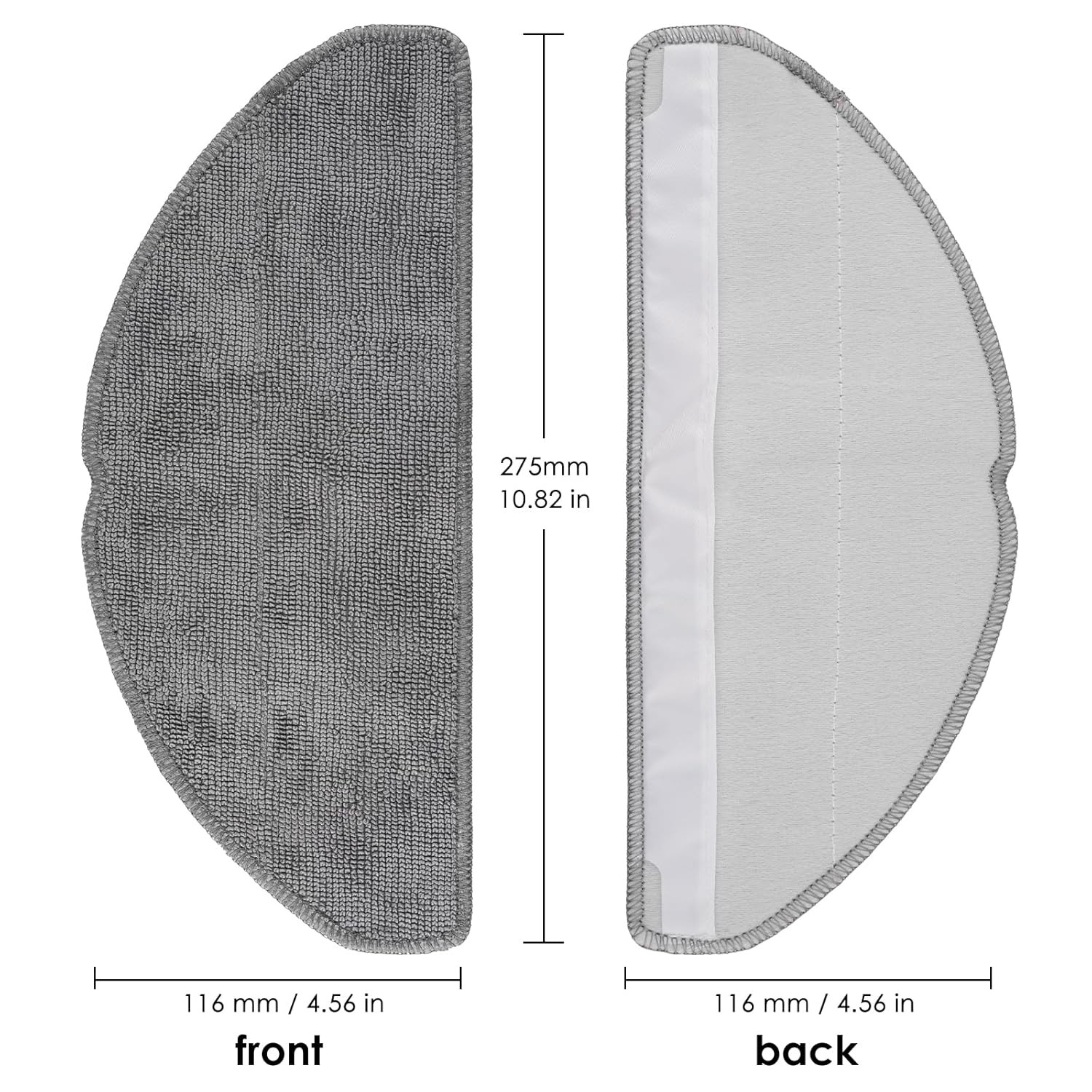 Roborock Q7 M5 Mop Pads 4 Pack Compatible with Q7 M5 M5+ L5 L5+ Mop Pads gallery