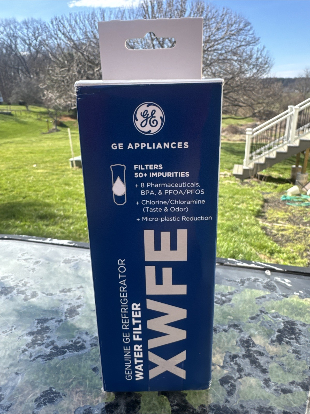 GE XWFE Refrigerator Water Filter, Certified To Reduce 50+ Impurities, Sealed gallery