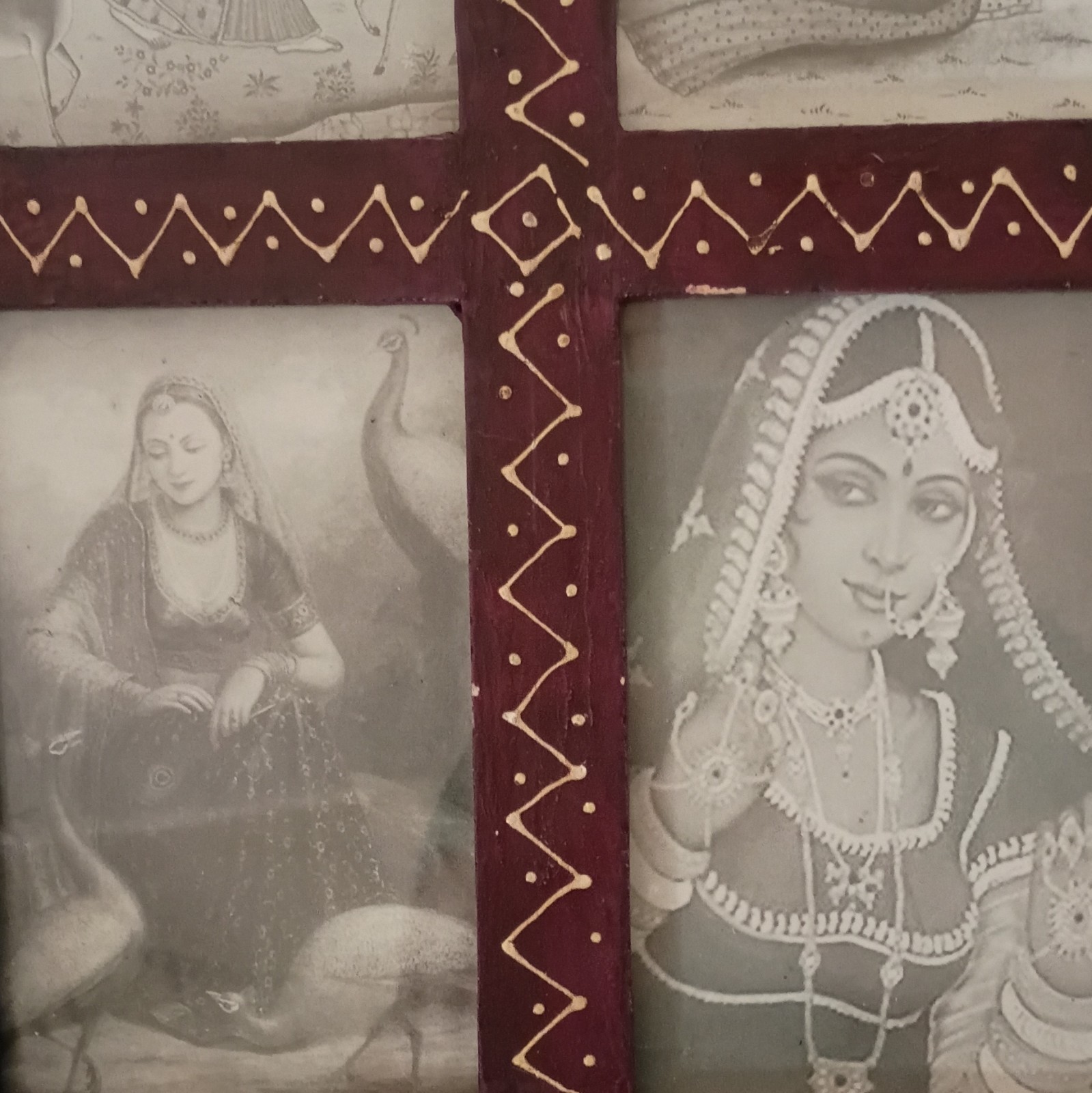 handcrafted wooden panel featuring Indian style traditional Indian window gallery