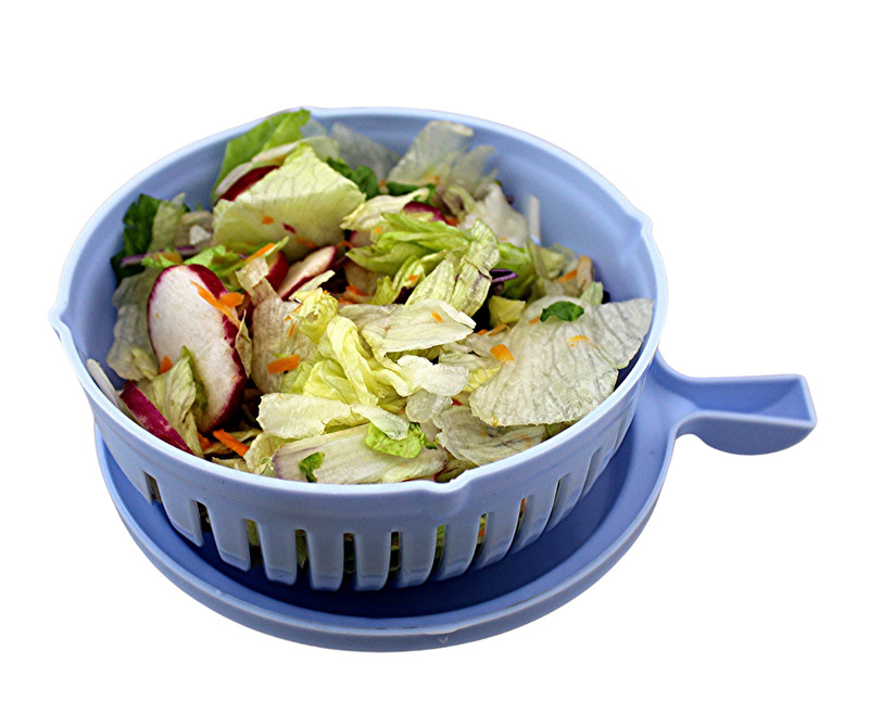 Quick Salad Maker Chopper Salad Cutter Bowl BPA-Free Healthy Meals and Salads gallery