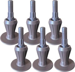 Replace Wheels On Bed Frame With These Sturdy Bed Frame Feet Replacement. Keep B