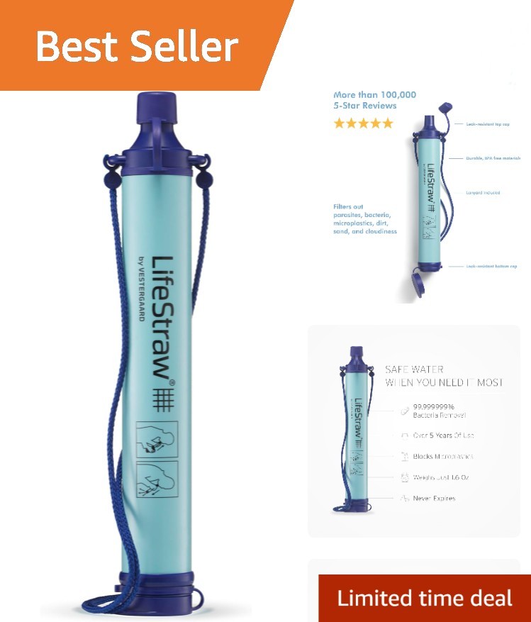 Emergency Water Filtration System - Filters 4000L, Perfect for Camping & Travel gallery