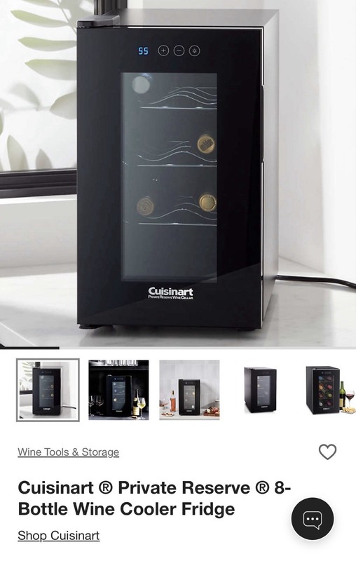 Cuisinart CWC-800CEN 8-Bottle Private Reserve Wine Cellar gallery