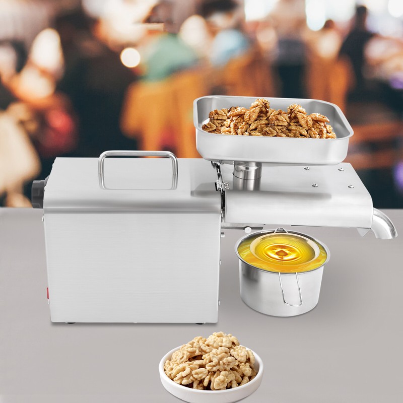 Automatic Electric Oil Press Machine Hot & Cold Electric Oil Press Machine 110V gallery