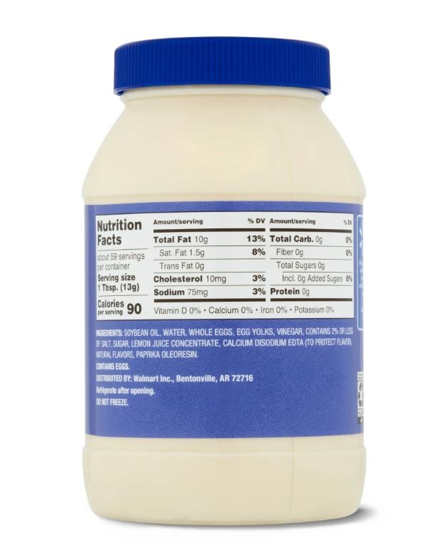 (3 pack) Great Value Mayonnaise, 30 fl oz gallery
