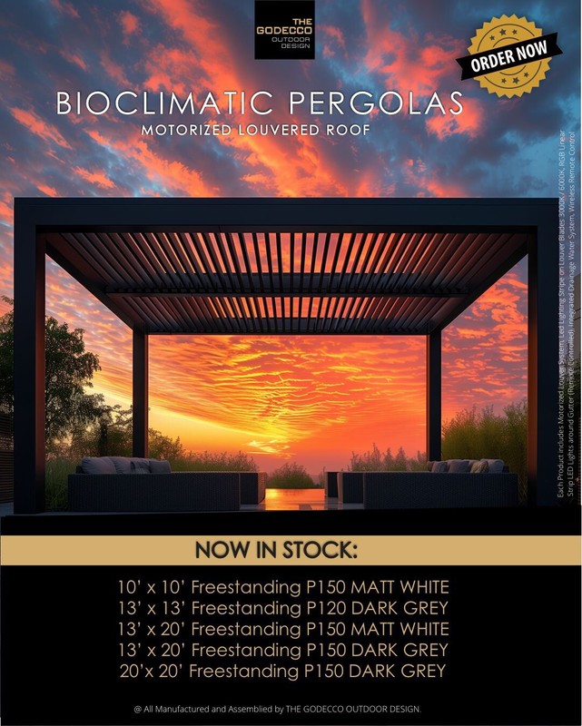 Custom luxury Bioclimatics Pergolas gallery