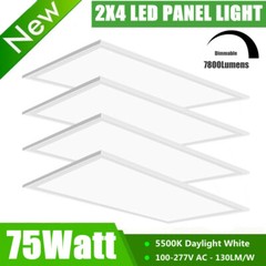 Ultra-thin LED Ceiling Mount Panel Light 2x4ft Light Flat Panel for Home/Kitchen