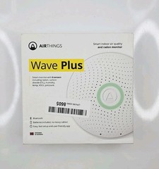 Airthings Wave Plus-Radon & Air Quality Monitor with 6 sensors (CO2, VOC)