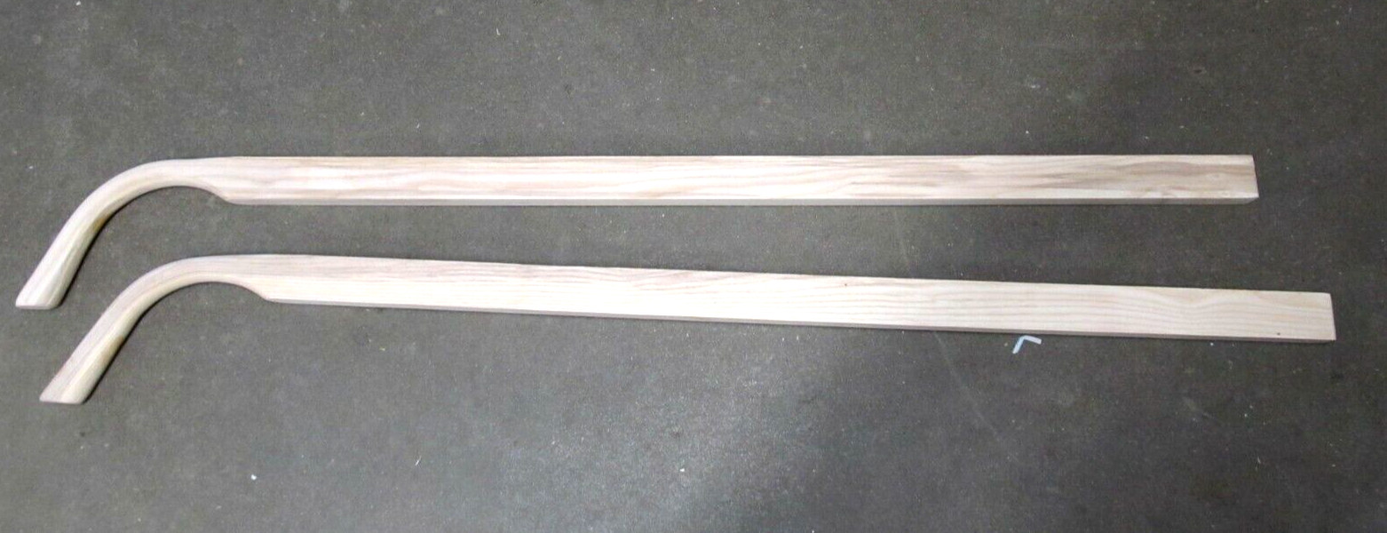 Amish made Plow Handles Made from Red Oak 1 Pair of Plow Handles Steam Bent gallery