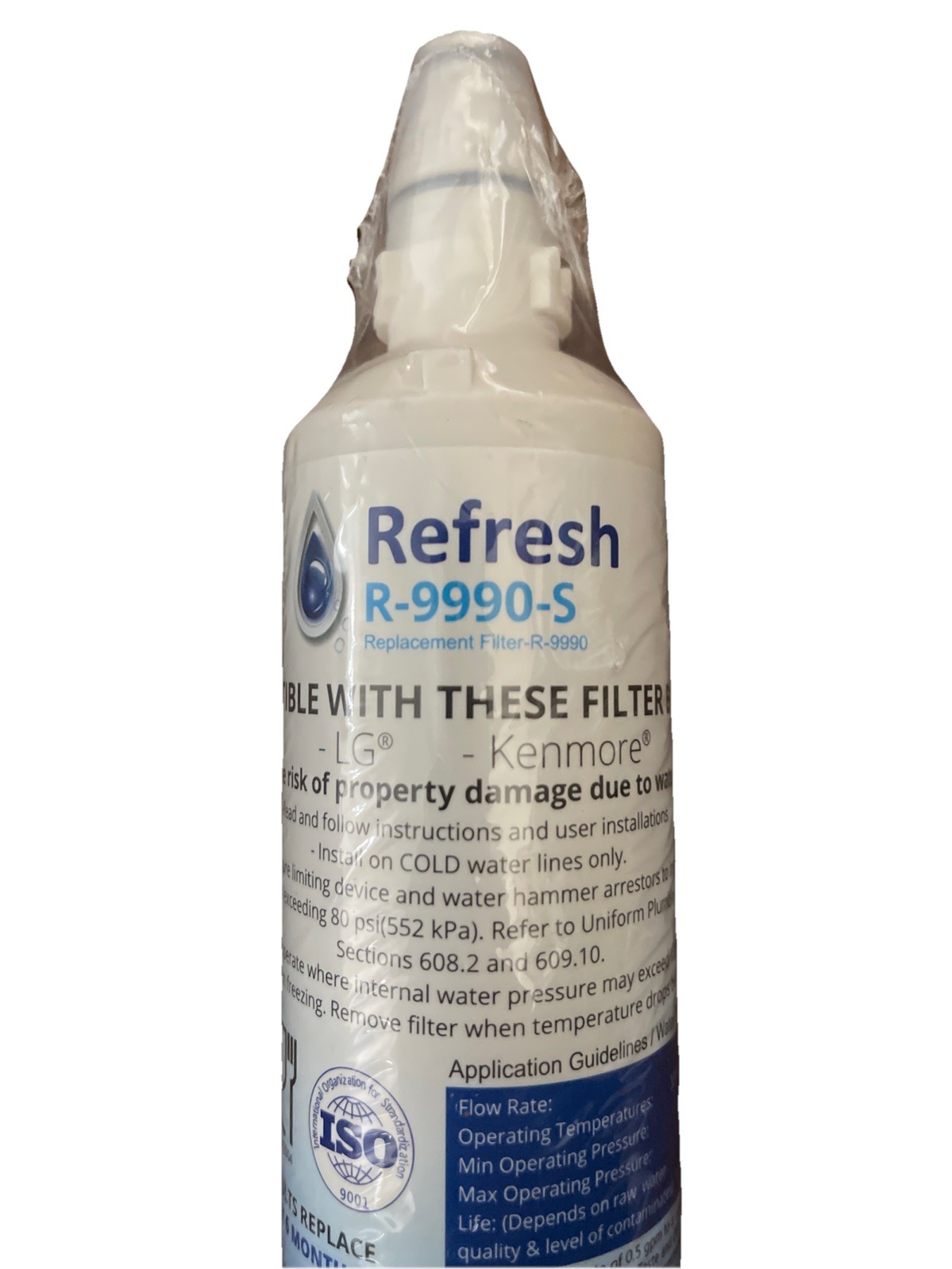 Refresh R-9990-S Replacement 6 Months Water Filter Compatible with LG, Kenmore. gallery