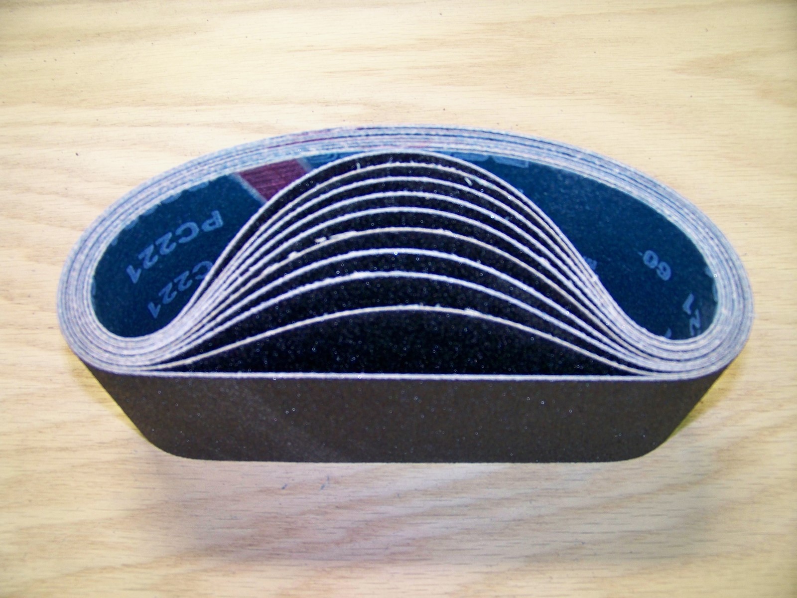 PREMIUM 3"X24" INCH SILICON CARBIDE SANDING BELTS, 120 GRIT 10 PACKS! gallery
