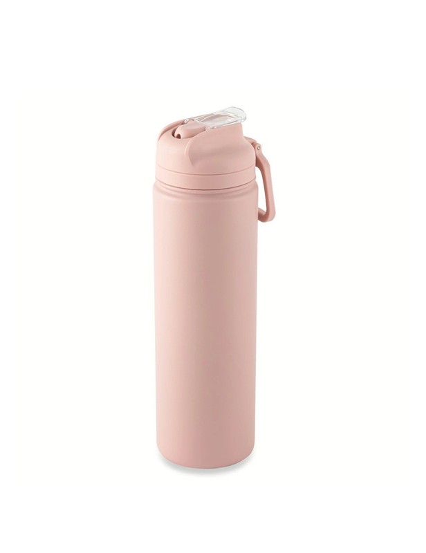 24 fl oz Pink Essence Solid Print Insulated Stainless Steel Water Bottle gallery