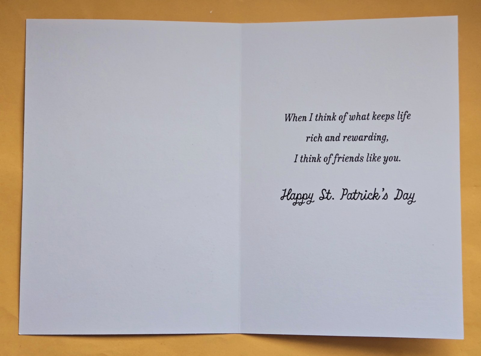 "To Someone Special" Happy St. Patrick's Day Greeting Card (+ Envelope 5x7"). gallery