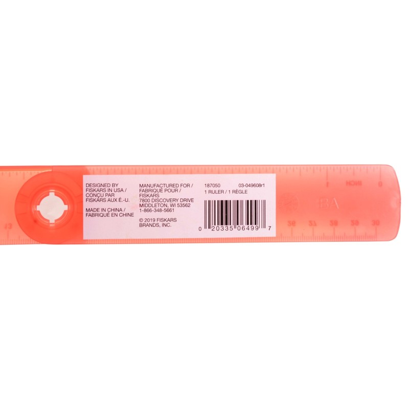 Fiskars Color Changing Folding Ruler 12"/30cm gallery