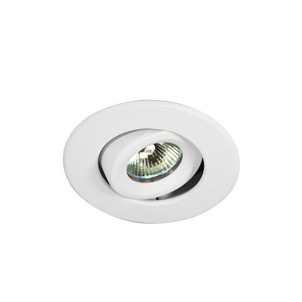 4 Inch Can, MR16 Recessed Light, Adjustable Ring Gimbal Tirm, White Finish