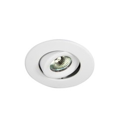 4 Inch Can, MR16 Recessed Light, Adjustable Ring Gimbal Tirm, White Finish