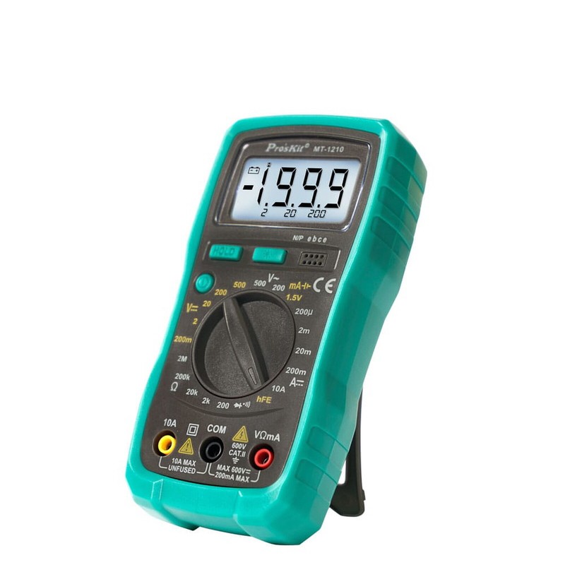 ProsKit (MT-1210) 3 1/2 Compact Digital Multimeter Test Instruments backlight gallery