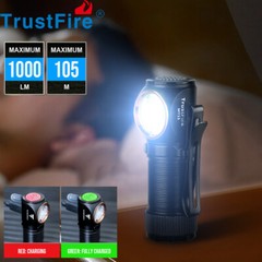 Trustfire MT15 1000Lumen LED Flashlight Rechargeable Magnet Waterproof EDC Torch