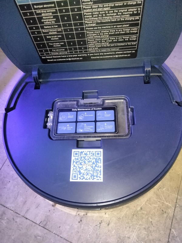BR151 Robot Vacuum Cleaner Model: BR151 WiFi/App used read read please gallery