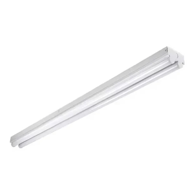 Metalux 4 ft. 2-Light Linear White Integrated LED Ceiling Strip Light 4200 Lumen gallery