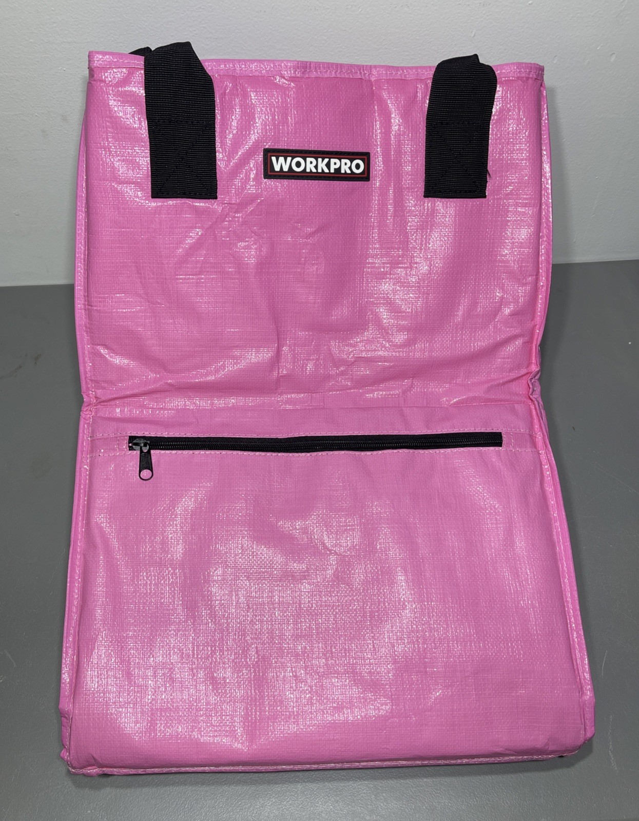 Workpro Pink Reuseable Grocery Bag on Wheels, Medium Camping Beach Shopping Bag gallery