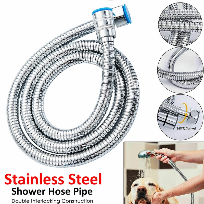 10FT Shower Head Hose Handheld Extra Long Replacement Bathroom Flexible Tube 3M gallery