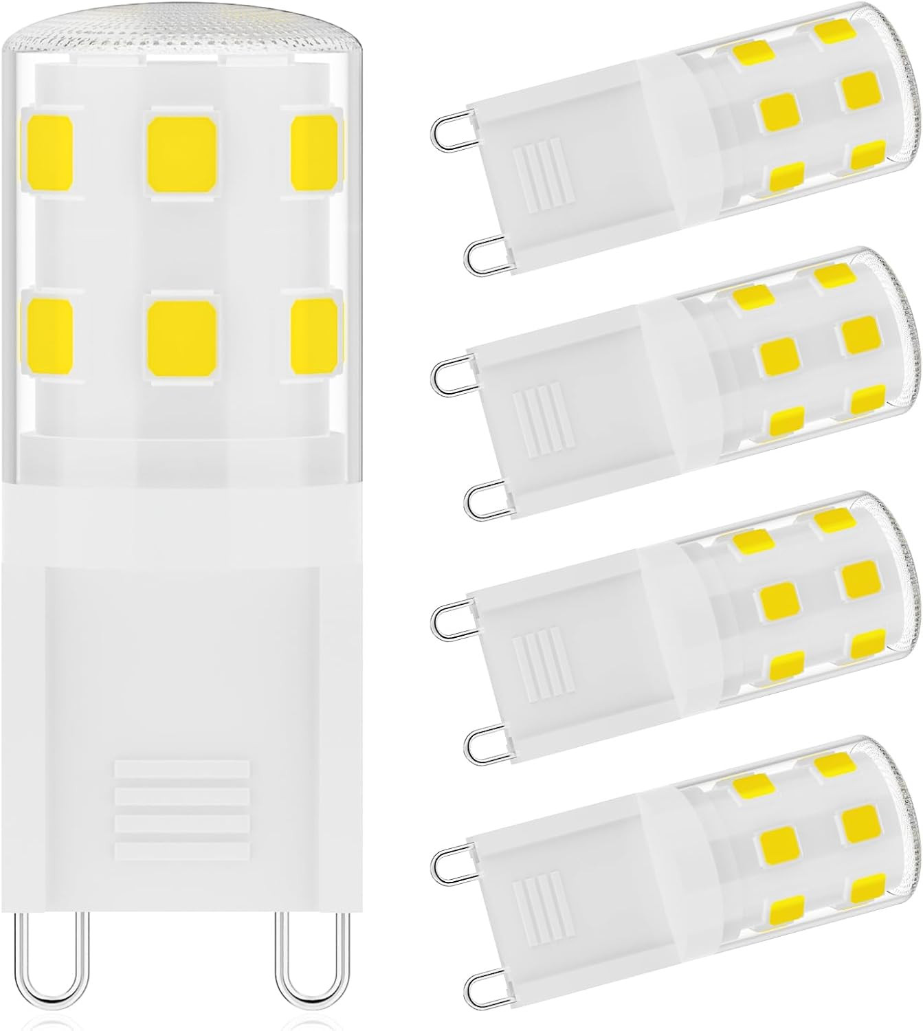 G9 LED Bulb 2W,25W Halogen Light Bulbs Equivalent Daylight White -5pcs gallery