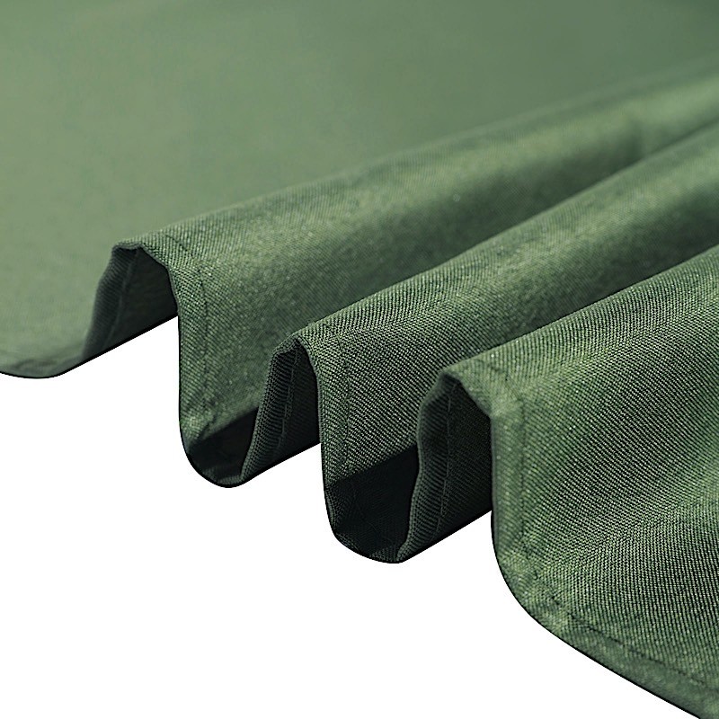 Moss Green Polyester 90x156" Rectangle TABLECLOTHS Wedding Home Linens SALE gallery