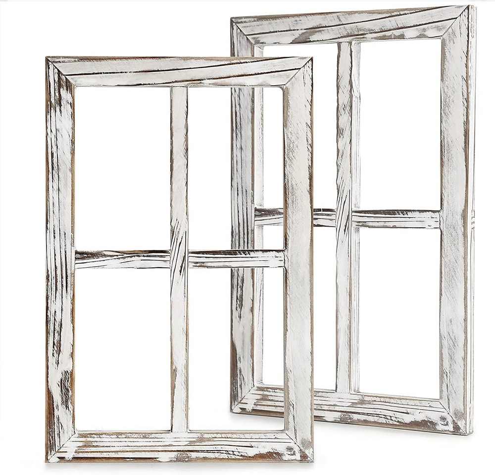 Rustic Wall Decor-Home Decor Window Barnwood Frames -Room Decor for Home