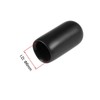100pcs Screw Thread Protectors 6mm ID 15mm Length Round End Cap Cover Black gallery
