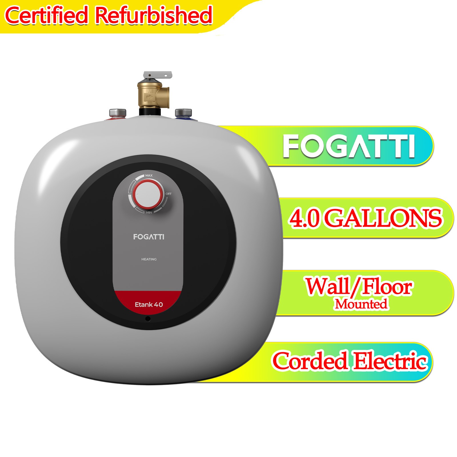 【90% NEW】4 Gallon Electric Mini Tank Water Heater Instant Hot Boiler Under Sink gallery