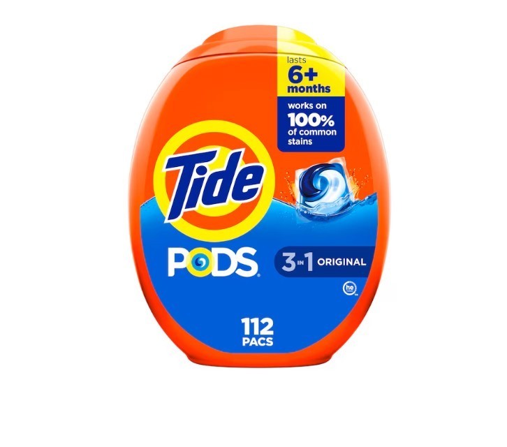 [BIG SALE] 2 PACK - Tide Pods Original HE Laundry Detergent 112 Loads 112 -Count gallery